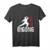 Qigong Kampfsport Meditation T-Shirt - Spirituelles Design im Hindu-Ying-Yang-Stil als Geschenk für Yogis, Esoteriker & Kampfsportler