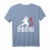 Qigong Kampfsport Meditation T-Shirt - Spirituelles Design im Hindu-Ying-Yang-Stil als Geschenk für Yogis, Esoteriker & Kampfsportler