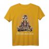 Spirituell Mystisch Astronaut Meditation Mandala T-Shirt – Perfekt für Yoga, Pilates & Astronomie-Fans mit kosmischem Design