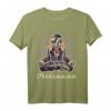 Spirituell Mystisch Astronaut Meditation Mandala T-Shirt – Perfekt für Yoga, Pilates & Astronomie-Fans mit kosmischem Design
