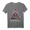 Spirituell Mystisch Astronaut Meditation Mandala T-Shirt – Perfekt für Yoga, Pilates & Astronomie-Fans mit kosmischem Design