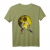 Qi Gong Kleidung für Yoga, Tai Chi & Meditation - Chigong & Wushu T-Shirt mit Fünf Elementen Motiv, Geschenk für Kampfsport- und Meditationsfans