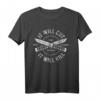 Schmied - It Will Cut It Will Kill Geschenk T-Shirt für Waffenschmiede & Stahlarbeiter zum HapMonkey