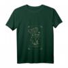 Damen The Magical Tarot Karte T-Shirt - Boho & Dark Academia mit V-Ausschnitt, Minimalistisches Cottagecore & Esoterik Design mit Pilzmotiv