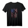 Muay Thai American Flag Vintage MMA Tiger Kämpfer T-Shirt – Perfektes Geschenk für Muay Thai Fighter, MMA Fans und Kampfsportliebhaber