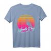 Santa Cruz California Vintage Retro T-Shirt – 80er Stranddesign für Surfer, Paddler und Strandliebhaber, Perfektes Geschenk