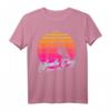 Santa Cruz California Vintage Retro T-Shirt – 80er Stranddesign für Surfer, Paddler und Strandliebhaber, Perfektes Geschenk