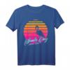 Santa Cruz California Vintage Retro T-Shirt – 80er Stranddesign für Surfer, Paddler und Strandliebhaber, Perfektes Geschenk