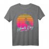 Santa Cruz California Vintage Retro T-Shirt – 80er Stranddesign für Surfer, Paddler und Strandliebhaber, Perfektes Geschenk