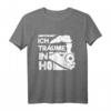 Ich Träume In H0 Modellbahn Modellbau 1:87 Geschenk T-Shirt - Perfekt für Modellbahnfans & Lokführer