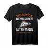Modelleisenbahn Opa Dampflokomotive Rentner Geschenk T-Shirt - Lustiges Eisenbahn & Lokführer Design für Geburtstage & Hobbyfans