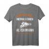 Modelleisenbahn Opa Dampflokomotive Rentner Geschenk T-Shirt - Lustiges Eisenbahn & Lokführer Design für Geburtstage & Hobbyfans