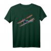 Doppeldecker T-Shirt für Flugzeugfans - Historisches Flugzeug Motiv, klassisch geschnitten, ideales Geschenk für Modellflugzeug- und Luftfahrtbegeisterte