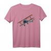 Doppeldecker T-Shirt für Flugzeugfans - Historisches Flugzeug Motiv, klassisch geschnitten, ideales Geschenk für Modellflugzeug- und Luftfahrtbegeisterte