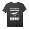 Herren T-Shirt Modellflugzeug - Lustiges Geschenk für Modellbauer und Flugzeugfans mit Comic-Design