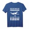 Herren T-Shirt Modellflugzeug - Lustiges Geschenk für Modellbauer und Flugzeugfans mit Comic-Design