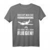 Herren T-Shirt Modellflugzeug - Lustiges Geschenk für Modellbauer und Flugzeugfans mit Comic-Design