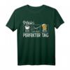Lustiges Segelfliegen T-Shirt - Mein perfekter Tag mit Kaffee, Bier & Flugzeug für Hobby Segelflieger & Ultraleichtflugzeug Fans