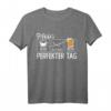 Lustiges Segelfliegen T-Shirt - Mein perfekter Tag mit Kaffee, Bier & Flugzeug für Hobby Segelflieger & Ultraleichtflugzeug Fans