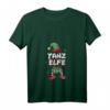 Damen Tanz Elfe Weihnachtsoutfit Partnerlook Geschenk - Festliches V-Ausschnitt T-Shirt für Weihnachten & Familienfeiern
