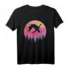 Flying Parkour über den Mond T-Shirt – Perfektes Geschenk für Parkour Practitioners, Kinder, Männer und Frauen