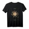 Dark Academia & Light Academia Sonne und Mond Tarot T-Shirt – Trendiges Mystik-Design für Kunst- und Literaturfans