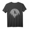 Skater Skateboard Stunt Mond T-Shirt – Vintage Retro Design, Perfekt als Geschenk für Teenager und Junge Skateboarder zum Geburtstag oder Weihnachten