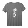 Mond Okkult Witchcraft Rose Gothic Mystik T-Shirt – Mystisches geometrisches Design für Gothic- und Witchcraft-Fans