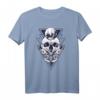 Motte mit Totenschädel und Mond - Mystisches Okkult-T-Shirt für Fans dunkler Kunst, Tarot, Astrologie & schwarze Magie
