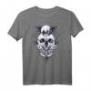 Motte mit Totenschädel und Mond - Mystisches Okkult-T-Shirt für Fans dunkler Kunst, Tarot, Astrologie & schwarze Magie