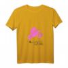 Damen Pink Motocross Dirtbike T-Shirt mit V-Ausschnitt – Wüstenrennen, Abenteuer, Sportmode für Frauen