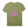 Damen Pink Motocross Dirtbike T-Shirt mit V-Ausschnitt – Wüstenrennen, Abenteuer, Sportmode für Frauen
