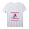 Damen Vergiss das Krönchen diese Prinzessin trägt ein Motorradhelm T-Shirt mit V-Ausschnitt - Lustiges Geschenk für Motorradfahrerinnen & Bikerinnen