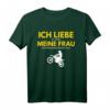 Lustiges Motocross T-Shirt 'Ich liebe meine Frau, wenn sie mich Motorcross fahren lässt' – Geschenkidee für Männer, Ehemänner & Motorradfans
