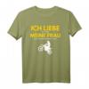 Lustiges Motocross T-Shirt 'Ich liebe meine Frau, wenn sie mich Motorcross fahren lässt' – Geschenkidee für Männer, Ehemänner & Motorradfans