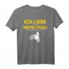 Lustiges Motocross T-Shirt 'Ich liebe meine Frau, wenn sie mich Motorcross fahren lässt' – Geschenkidee für Männer, Ehemänner & Motorradfans