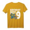 9. Geburtstag Dabbing Motocross Shirt – Lustiges Geschenk für 9-Jährige Jungen, Motorrad, Biker & Kindergeburtstag