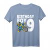 9. Geburtstag Dabbing Motocross Shirt – Lustiges Geschenk für 9-Jährige Jungen, Motorrad, Biker & Kindergeburtstag