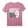 9. Geburtstag Dabbing Motocross Shirt – Lustiges Geschenk für 9-Jährige Jungen, Motorrad, Biker & Kindergeburtstag