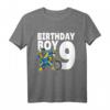 9. Geburtstag Dabbing Motocross Shirt – Lustiges Geschenk für 9-Jährige Jungen, Motorrad, Biker & Kindergeburtstag