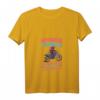 Damen Motorrad Fahrerin T-Shirt mit V-Ausschnitt – Lustiges Bikeroutfit für Motocross, Chopper & Enduro Enthusiastinnen