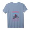Damen Motorrad Fahrerin T-Shirt mit V-Ausschnitt – Lustiges Bikeroutfit für Motocross, Chopper & Enduro Enthusiastinnen