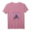 Damen Motorrad Fahrerin T-Shirt mit V-Ausschnitt – Lustiges Bikeroutfit für Motocross, Chopper & Enduro Enthusiastinnen