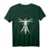 Vitruvian Motorradfahrer T-Shirt mit Leonardo Da Vinci Motiv – Perfektes Biker Geschenk für Männer, Frauen & Kinder zum Motorradtreffen, Geburtstag, Mutter- & Vatertag