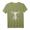 Vitruvian Motorradfahrer T-Shirt mit Leonardo Da Vinci Motiv – Perfektes Biker Geschenk für Männer, Frauen & Kinder zum Motorradtreffen, Geburtstag, Mutter- & Vatertag