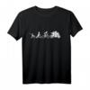 Das Leben eines Motorradfahrers - Lustiges Motorsport Biker Langarmshirt mit Entwicklungs-Design, perfektes Geschenk für Biker und Motorradfans