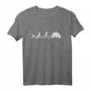 Das Leben eines Motorradfahrers - Lustiges Motorsport Biker Langarmshirt mit Entwicklungs-Design, perfektes Geschenk für Biker und Motorradfans