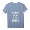 Damen Zylinder statt Kinder T-Shirt | Lustiges Motorsport & Tuning T-Shirt mit V-Ausschnitt – Perfektes Geschenk für Autofans & Mechaniker