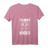 Damen Zylinder statt Kinder T-Shirt | Lustiges Motorsport & Tuning T-Shirt mit V-Ausschnitt – Perfektes Geschenk für Autofans & Mechaniker