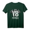V8 Powered V Motor Muscle Car Pickup SUV Fan T-Shirt – Perfektes Geschenk für Motorsport, Oldtimer & Autoliebhaber